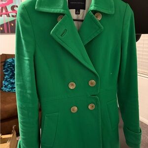 Banana Republic Women's Vibrant Green Coat